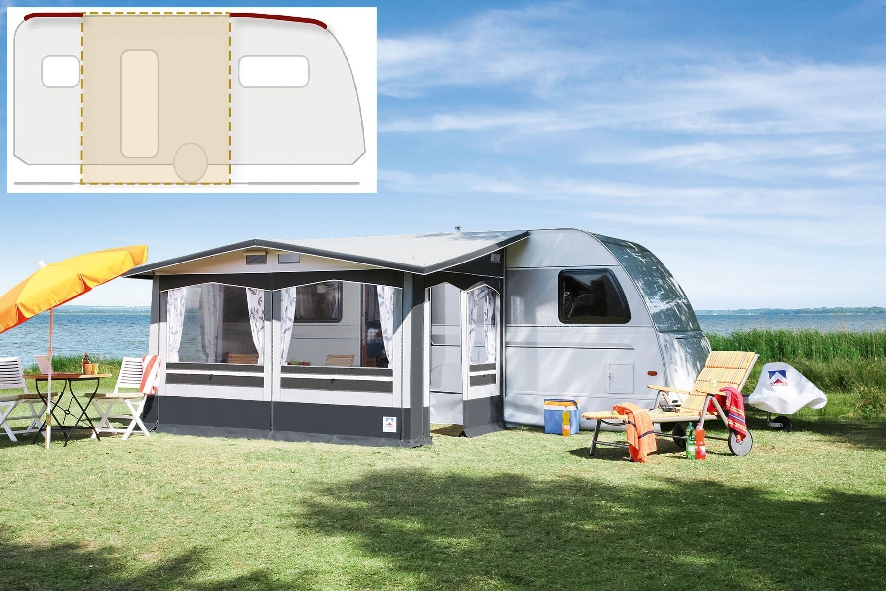 Güsto CaraVilla Part-Top – Teilvorzelt kaufen