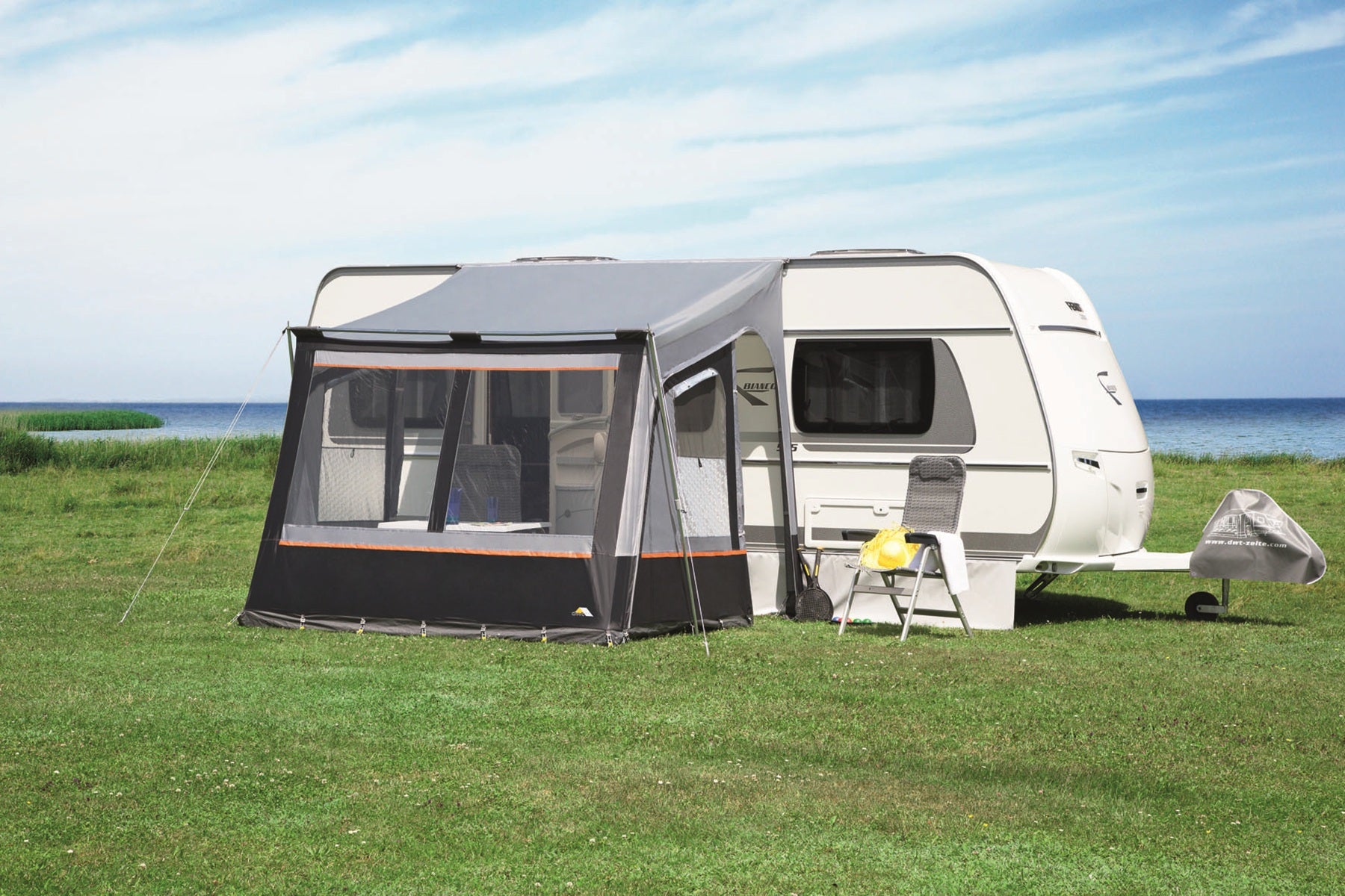 DWT Fortuna II Teilvorzelt Reisevorzelt 250 x 280 cm