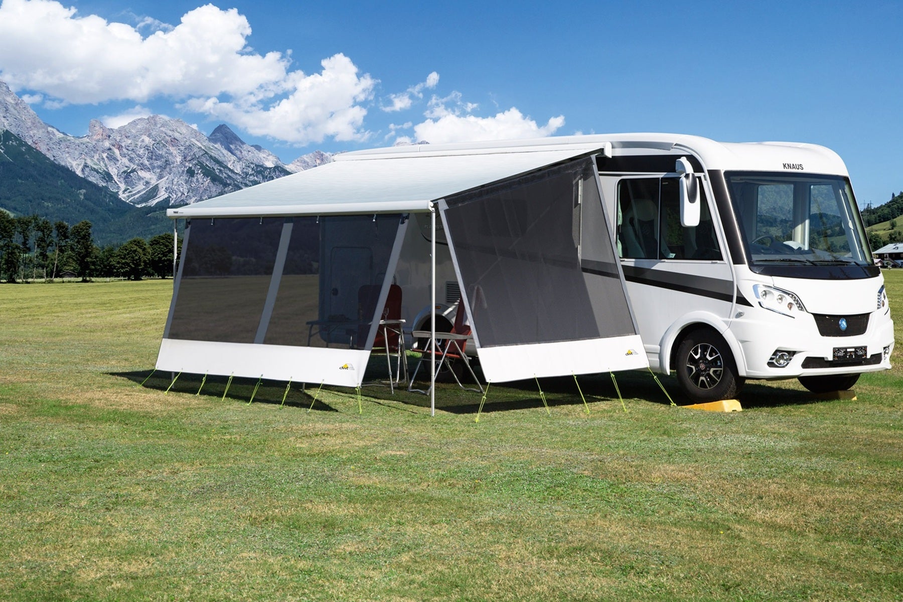 DWT Happy Sun Markisenwandteile für Wohnmobil & Kastenwagen