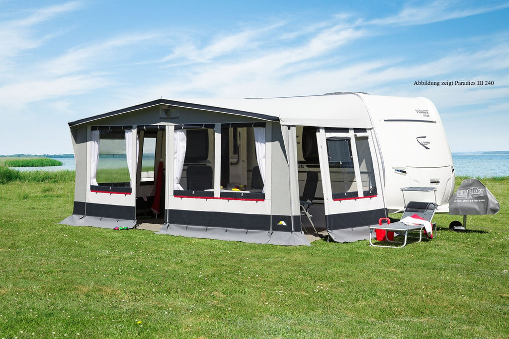 DWT Paradies III 300 Ganzjahres-Wohnwagenvorzelt