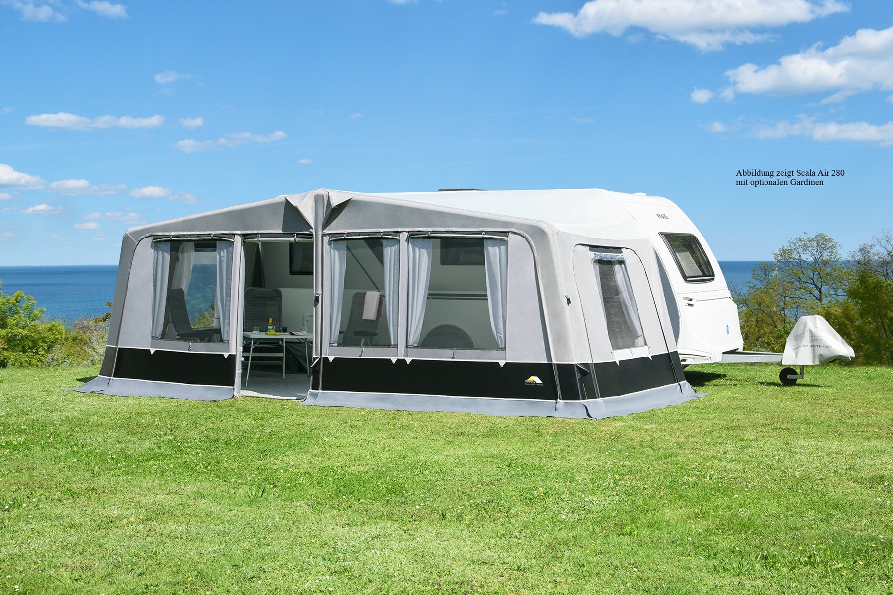 DWT Scala Air 250 Luft-Reisevorzelt für Wohnwagen