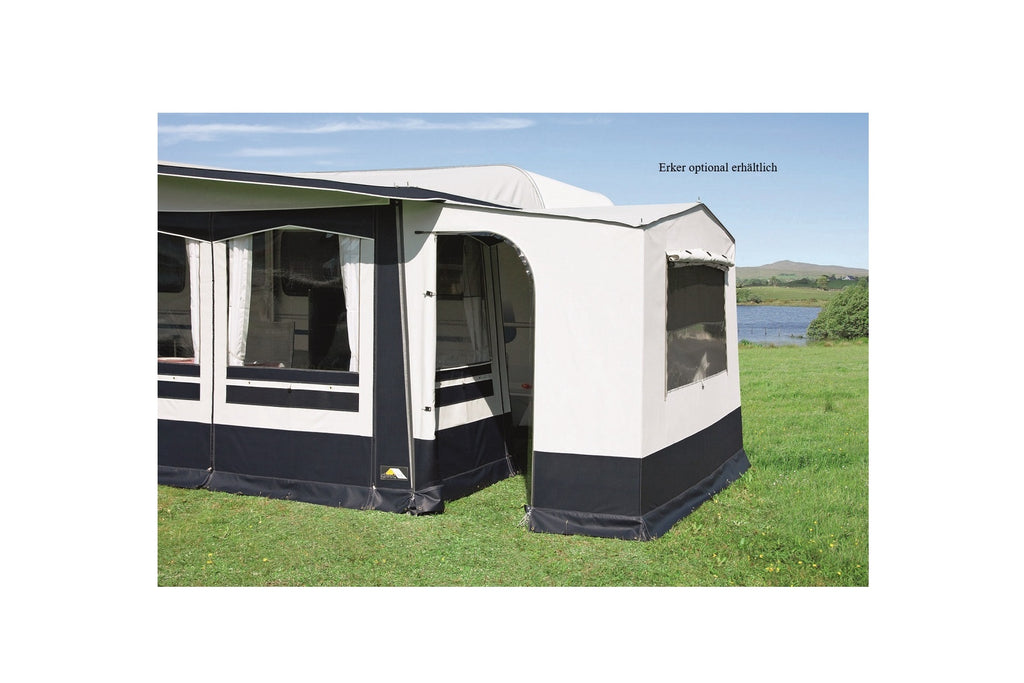 DWT Atelier Chalet mit Rundumdach Ganzjahres-Wohnwagenvorzelt