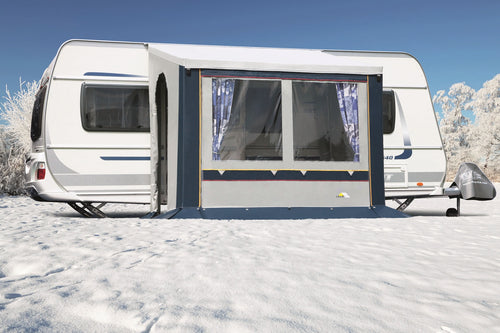 DWT Cortina II BLAU Ganzjahres-Teilvorzelt Winterzelt