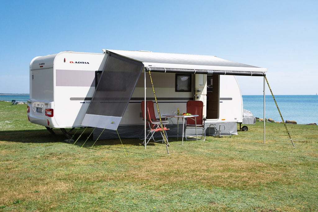 DWT Happy Sun Markisenwandteile für Wohnwagen – Seitenwand & Vorderwand