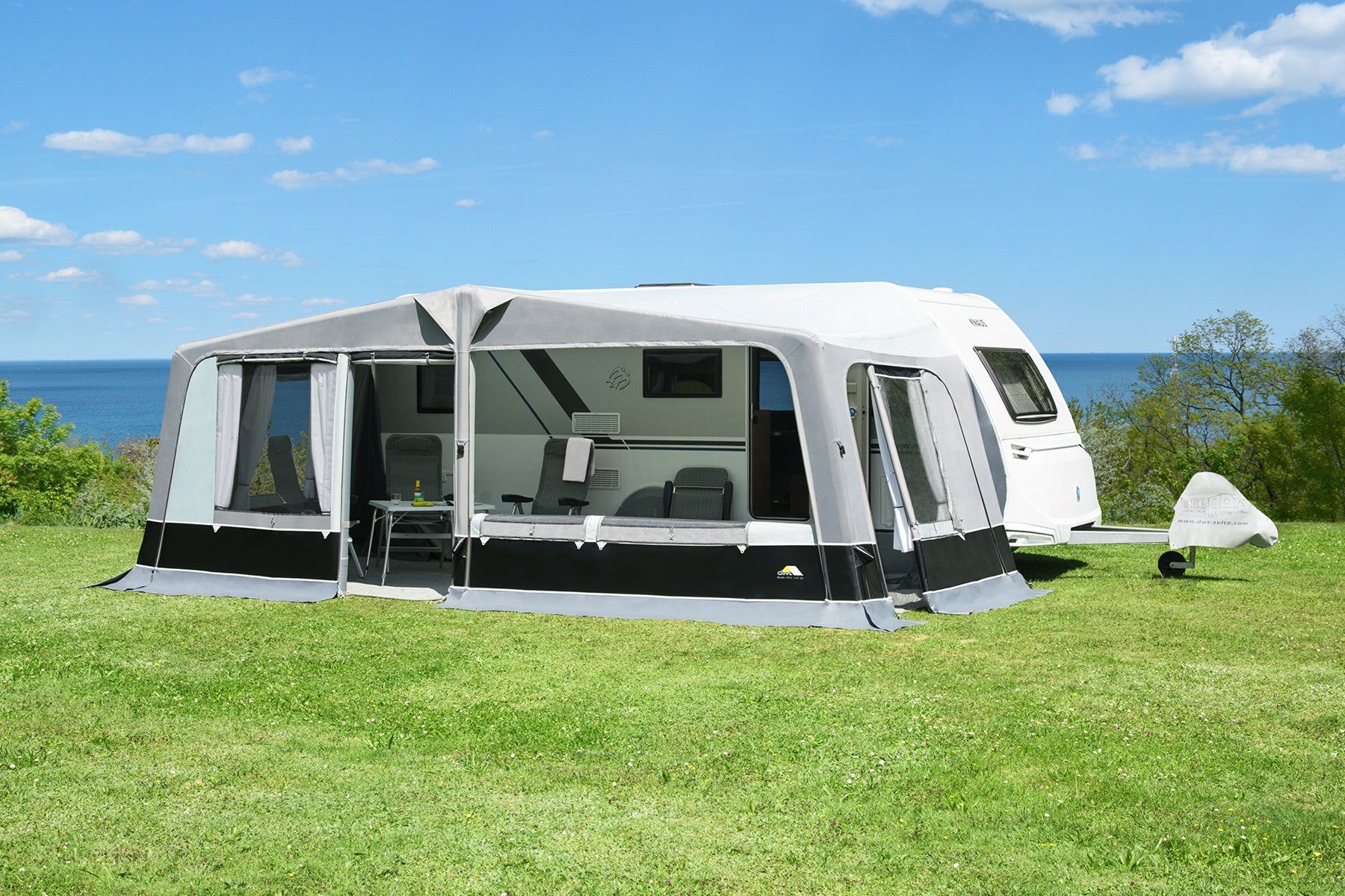DWT Scala Air 250 Luft-Reisevorzelt für Wohnwagen