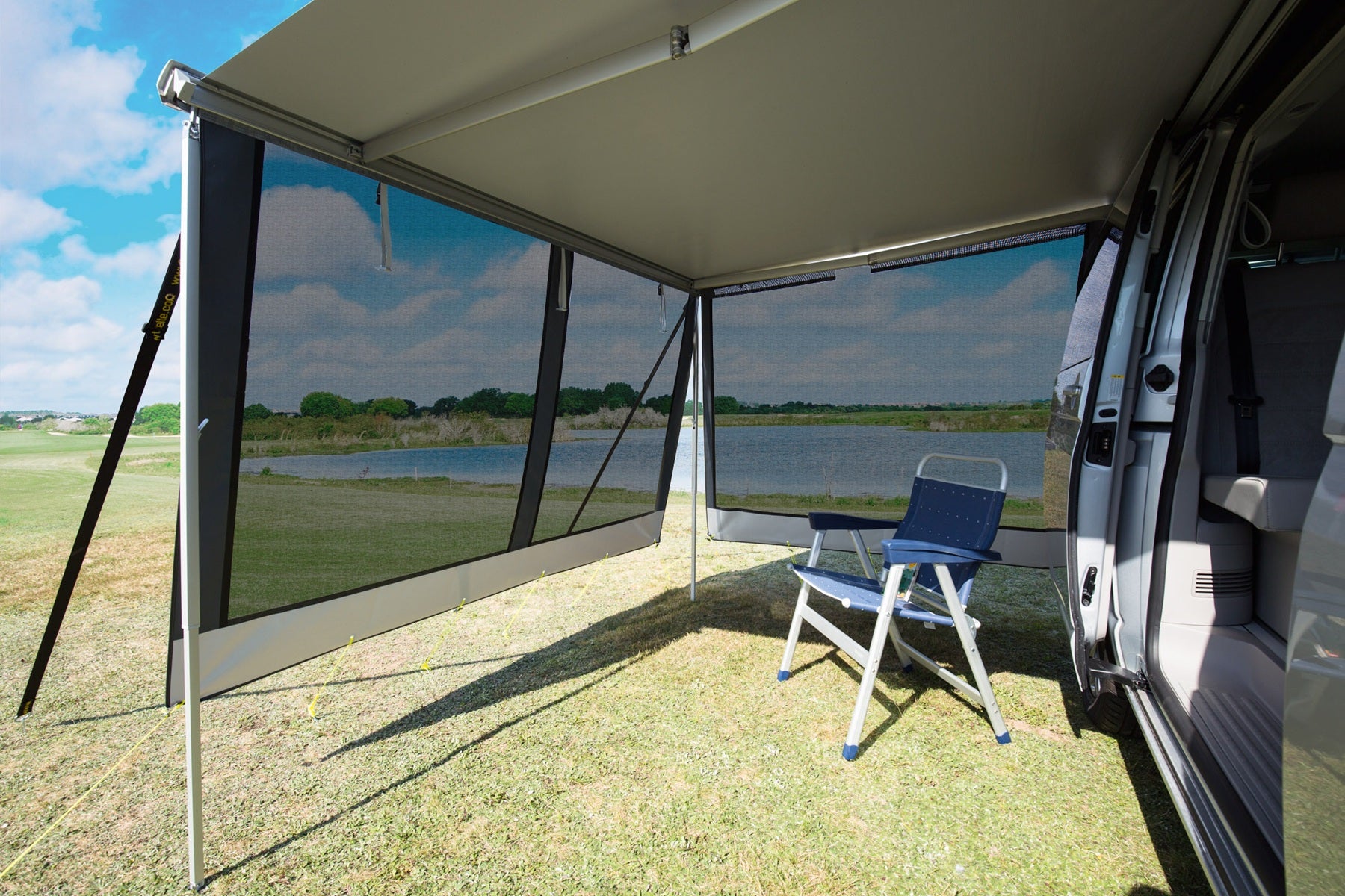 DWT Happy Sun Markisenwandteile für Campingbusse