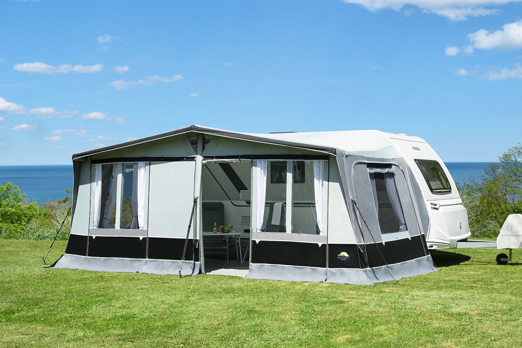 DWT Travel Comfort Air Luft-Reisevorzelt für Wohnwagen