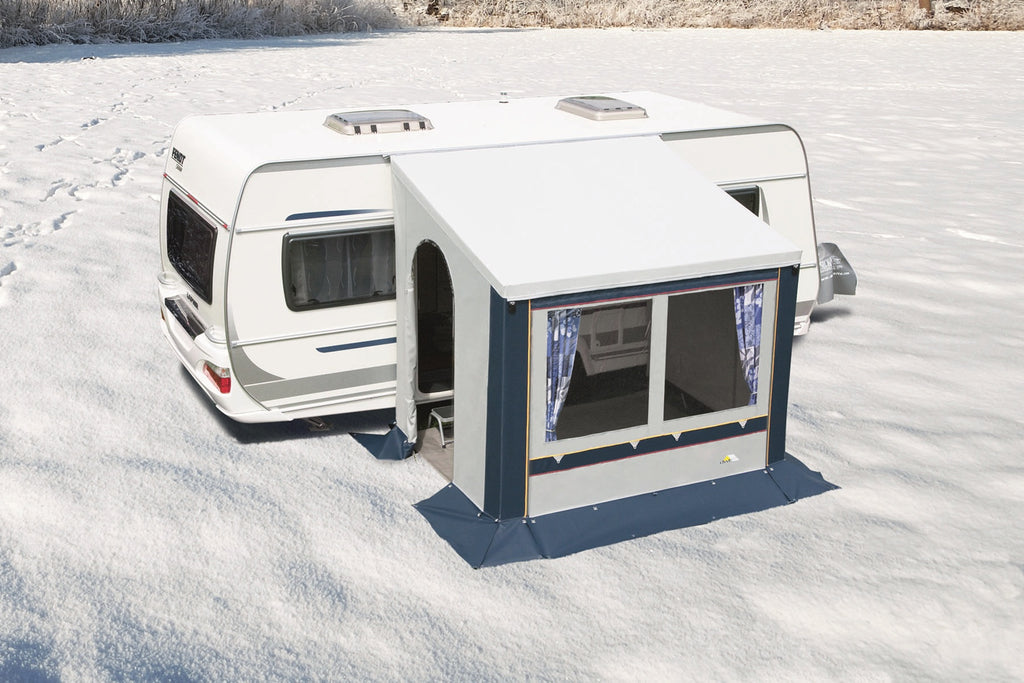 DWT Cortina II BLAU Ganzjahres-Teilvorzelt Winterzelt