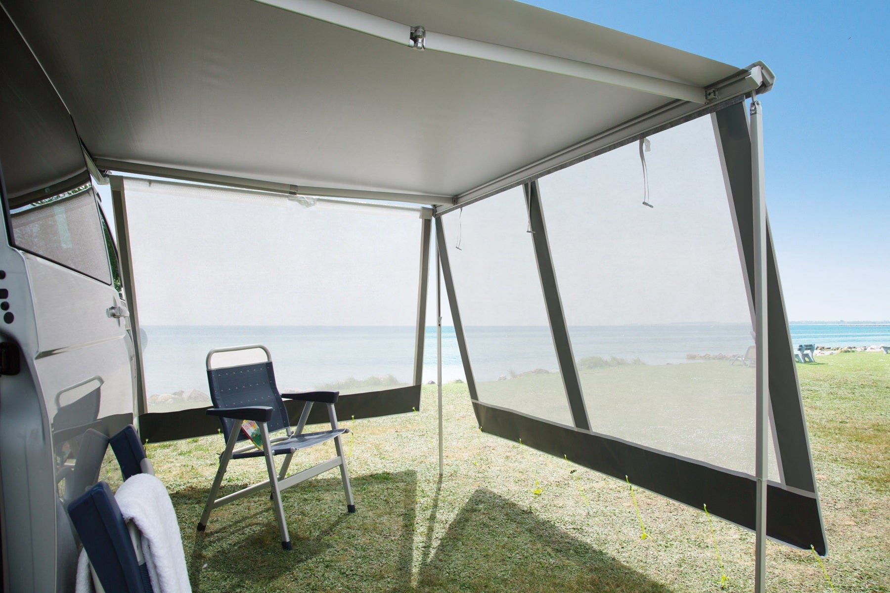 DWT Happy Sun Markisenwandteile für Campingbusse