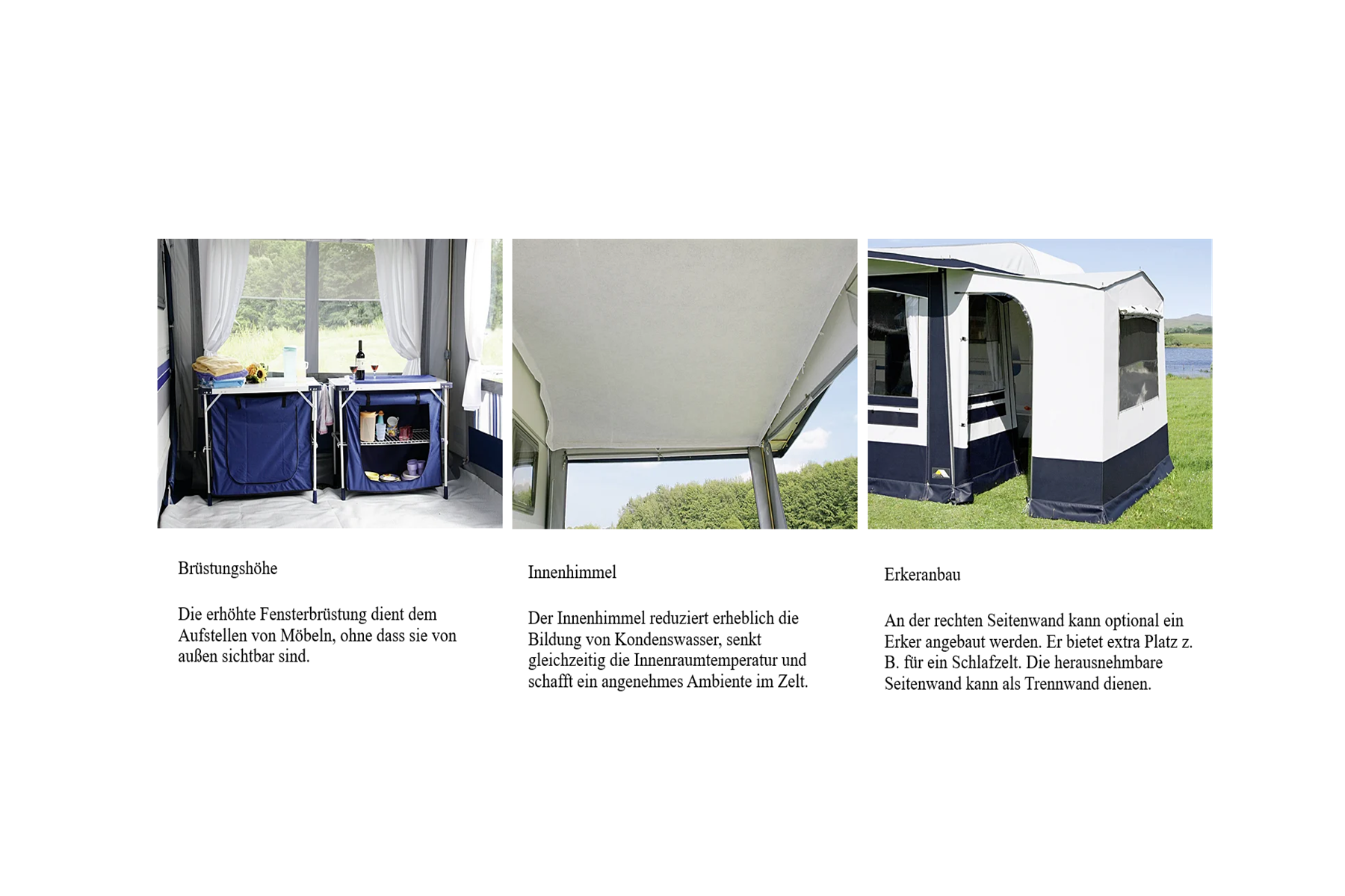 DWT Atelier Chalet mit Rundumdach Ganzjahres-Wohnwagenvorzelt