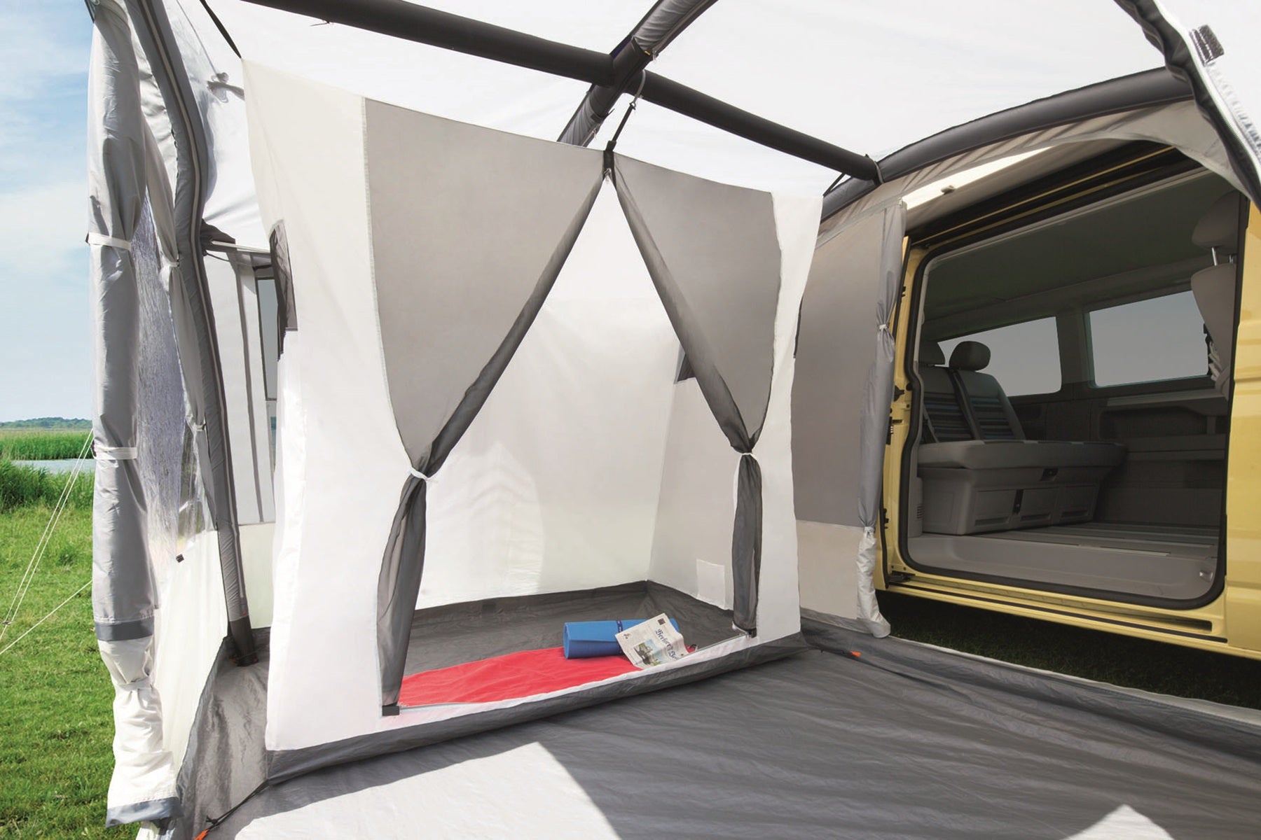 DWT Rapid Air II Luft-Busvorzelt für Campingbus & Van