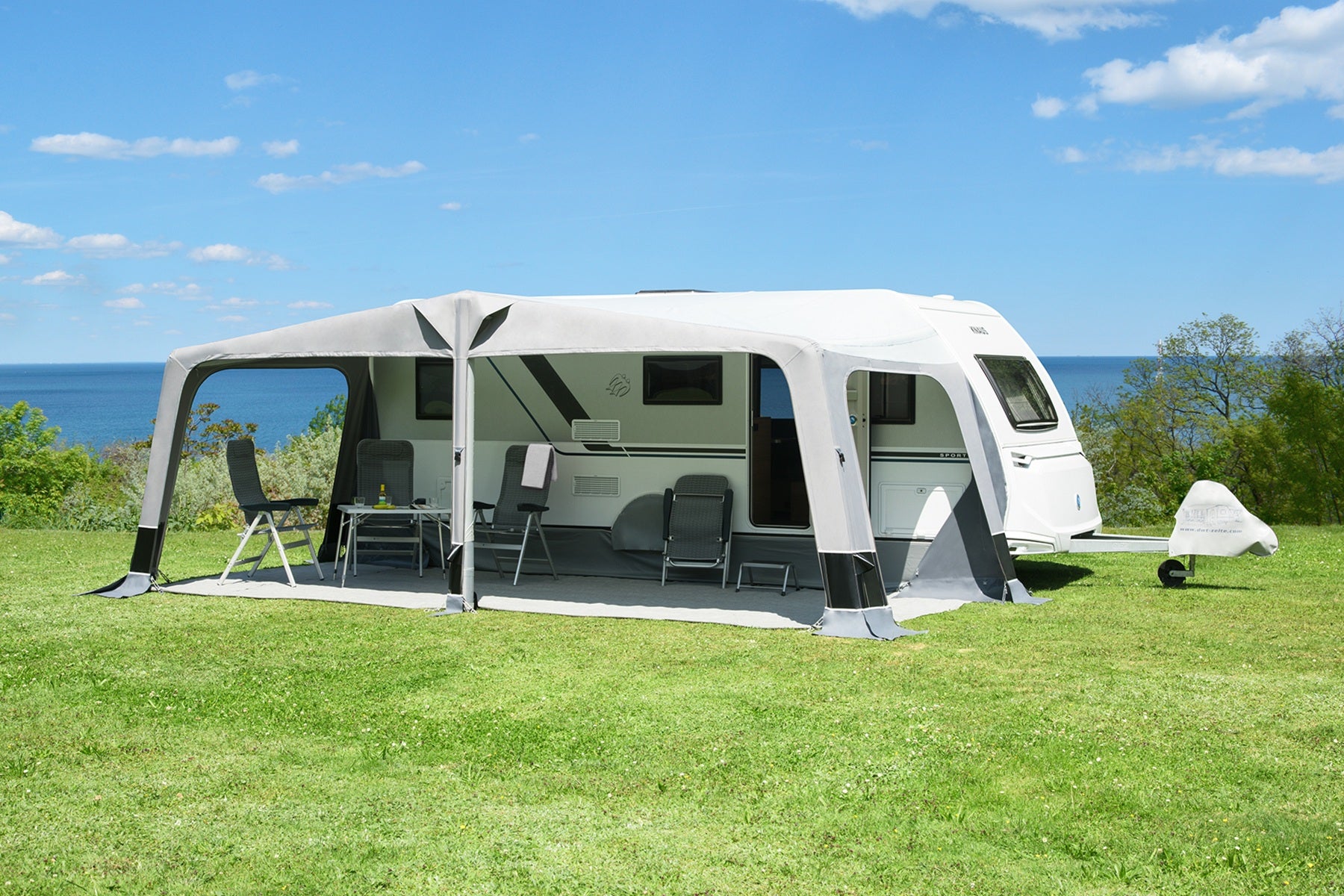 DWT Scala Air 250 Luft-Reisevorzelt für Wohnwagen
