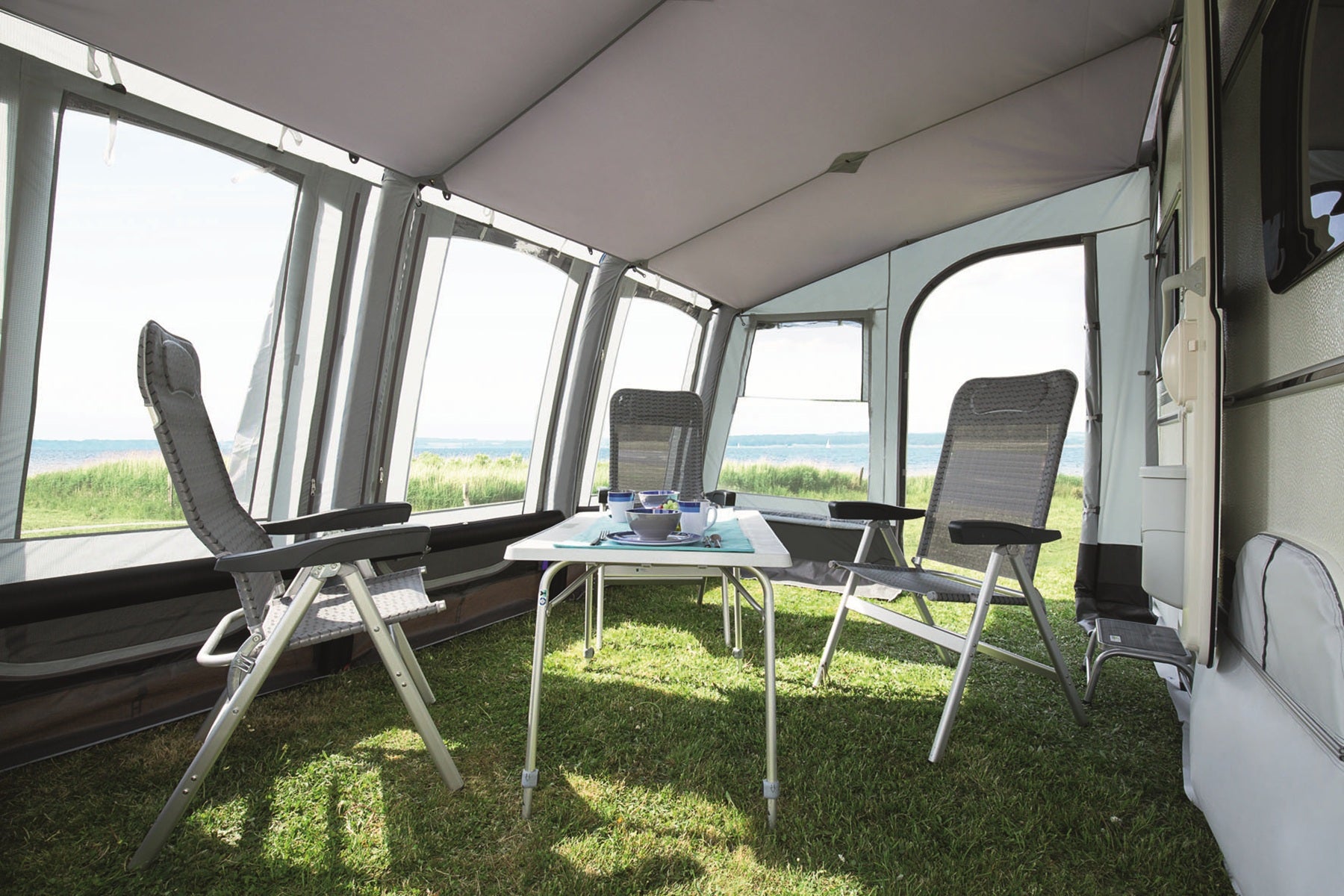 DWT Space Air HQ Luft-Reisevorzelt für Wohnwagen 280 cm