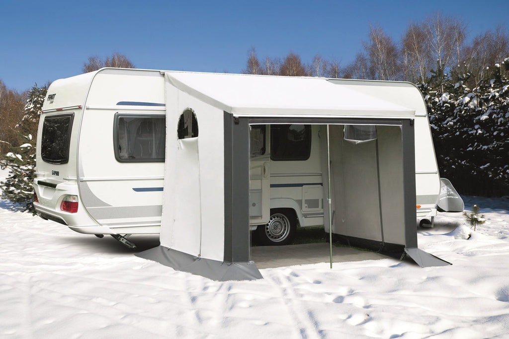 DWT Cortina II GRAU Ganzjahres-Teilvorzelt Winterzelt