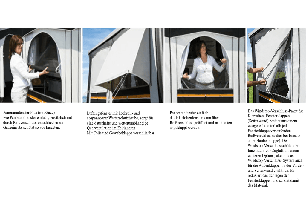 DWT DWT Atelier Chalet mit Rundumdach Ganzjahres - Wohnwagenvorzelt Wohnwagenvorzelt - Vorzelteshop