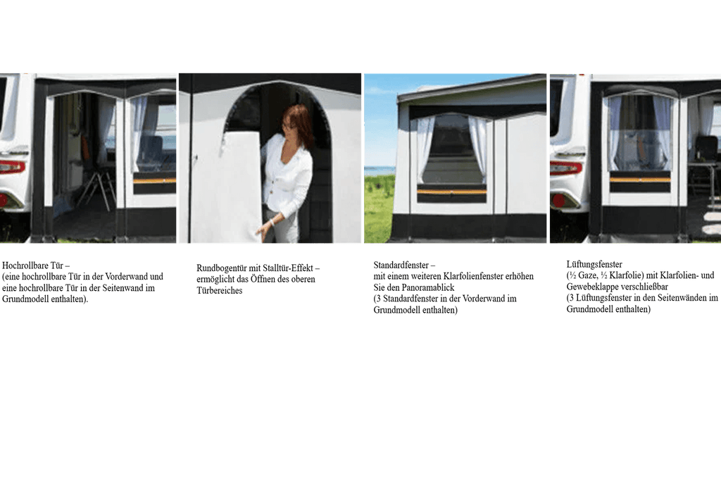 DWT DWT Atelier Chalet mit Rundumdach Ganzjahres - Wohnwagenvorzelt Wohnwagenvorzelt - Vorzelteshop