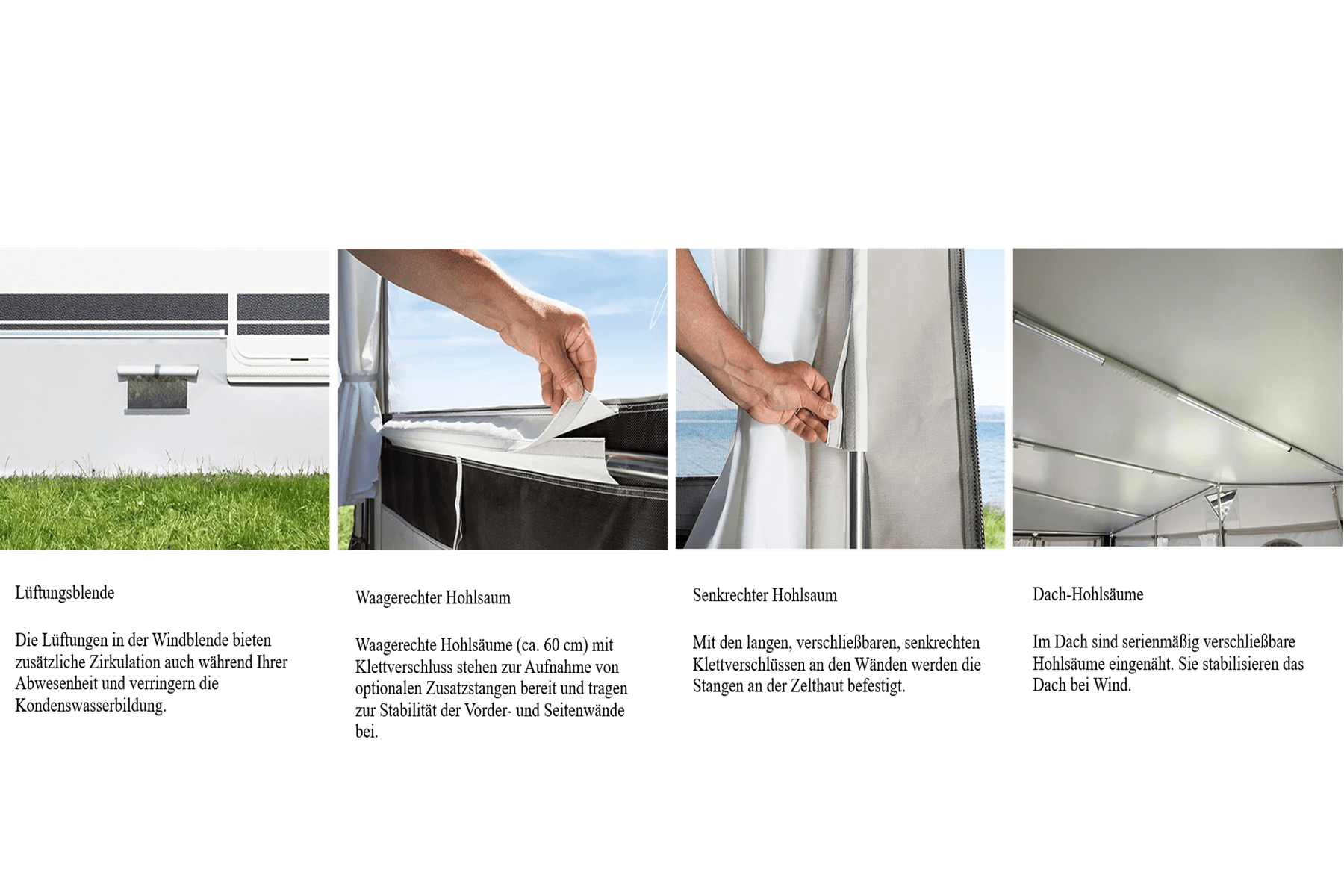 DWT DWT Atelier Chalet mit Rundumdach Ganzjahres - Wohnwagenvorzelt Wohnwagenvorzelt - Vorzelteshop