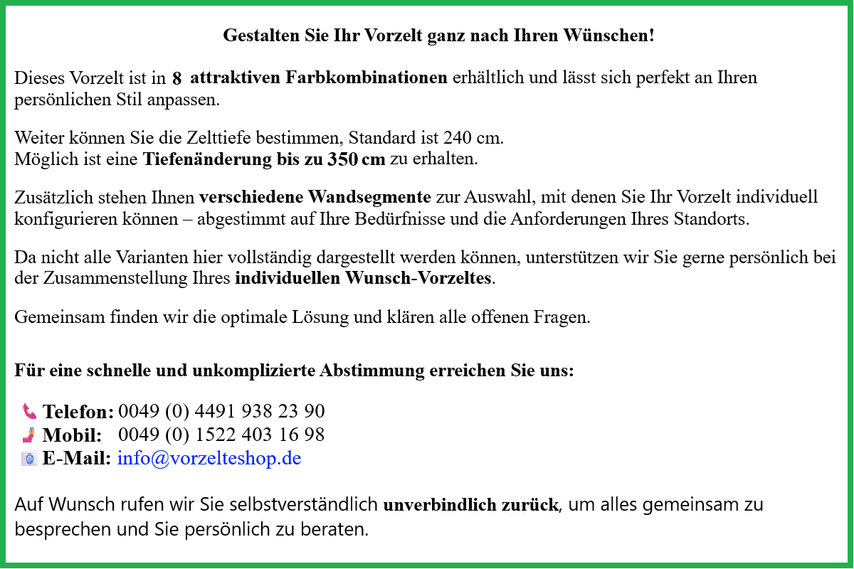 DWT DWT Atelier Chalet mit Rundumdach Ganzjahres - Wohnwagenvorzelt Wohnwagenvorzelt - Vorzelteshop