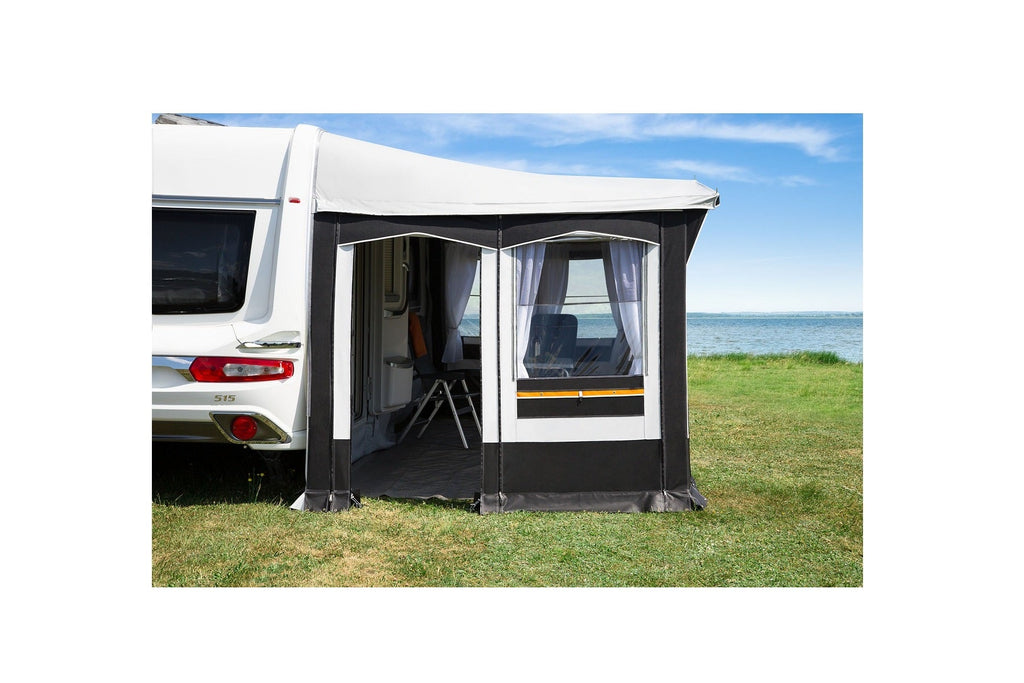 DWT DWT Atelier Chalet mit Vordach Ganzjahres - Wohnwagenvorzelt Wohnwagenvorzelt - Vorzelteshop