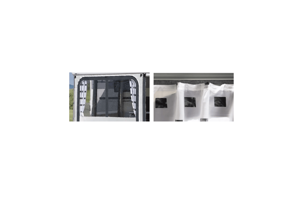 DWT DWT It’s Holiday Vorderwand - Element – für Wohnwagen, - mobil & Kastenwagen Markisenzelt - Vorzelteshop
