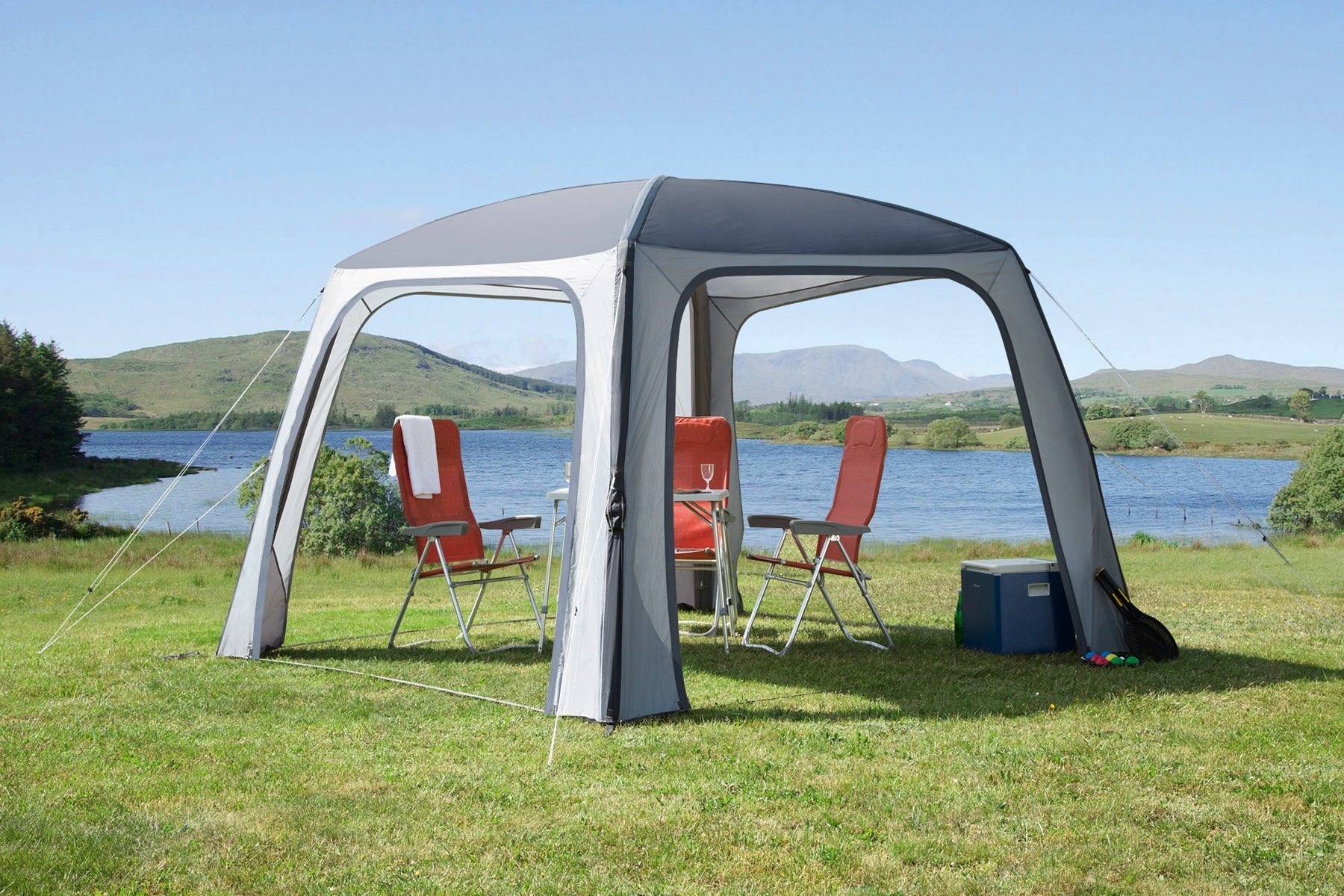 DWT DWT Pavillon Relax Air Luftpavillon 350 x 350 cm Pavillon - Vorzelteshop