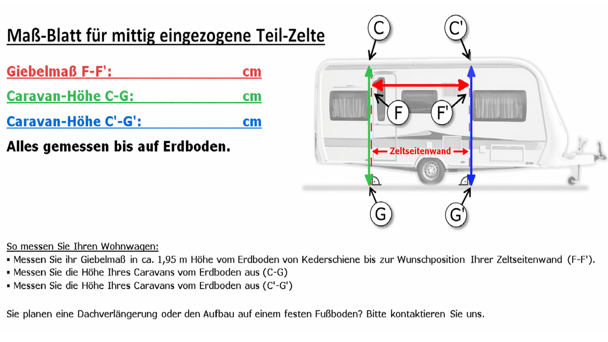 Güsto Güsto CaraVilla Part - Hit Teilvorzelt (Einzug mittig) Teilvorzelt - Vorzelteshop