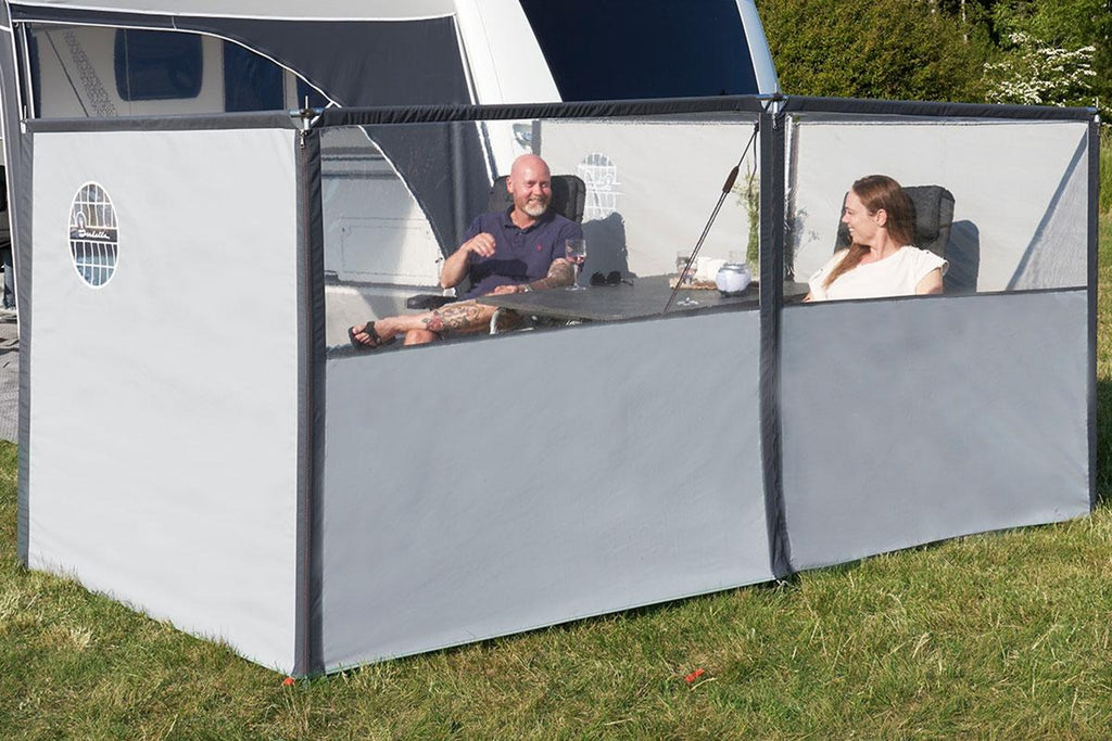 Isabella Windschutz Flex Erweiterung mit Fenster – 154 cm