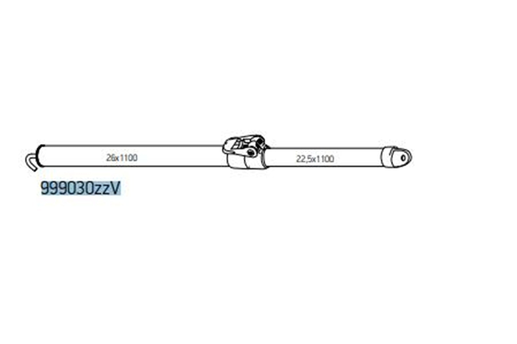 Isabella Isabella Dachstange CarbonX für das Markisenzelt Buddy Isabella Markisenzelt-Zubehör - Vorzelteshop