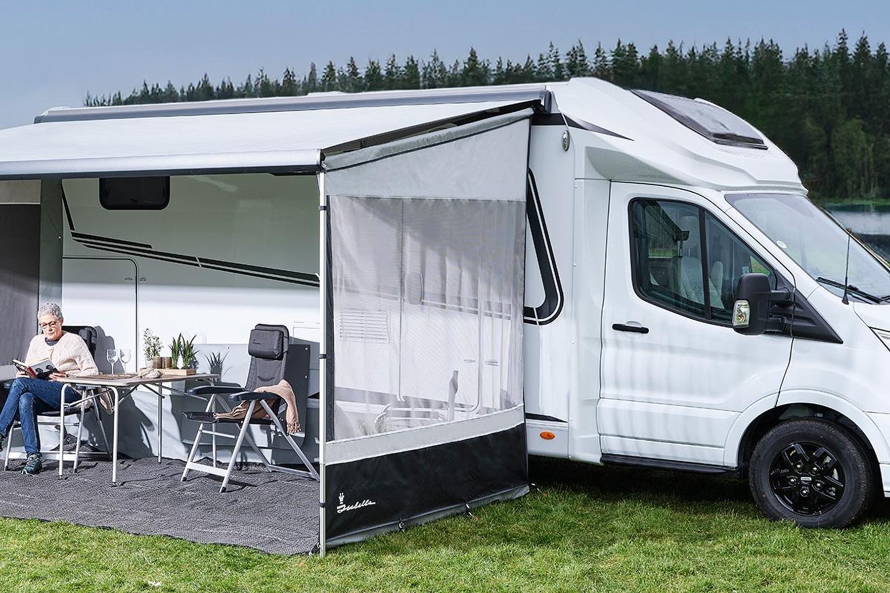 Isabella Isabella Shade Side 250 Rechts/Links – Seitenwand für Markisen Isabella Markisenzelt-Zubehör - Vorzelteshop