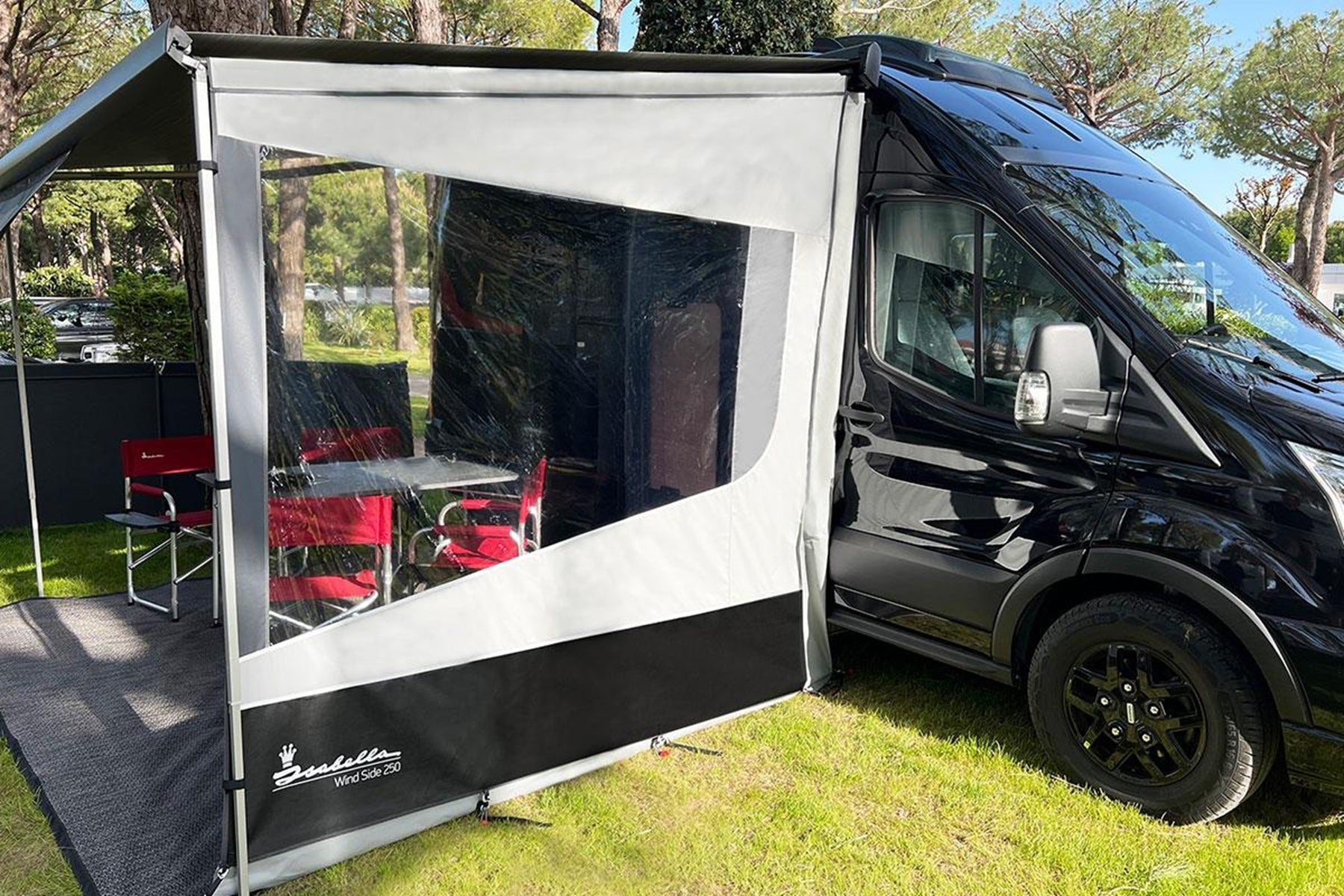 Isabella Isabella Wind Seite 250 Rechts/Links – Seitenwand für Markisen Isabella Markisenzelt-Zubehör - Vorzelteshop