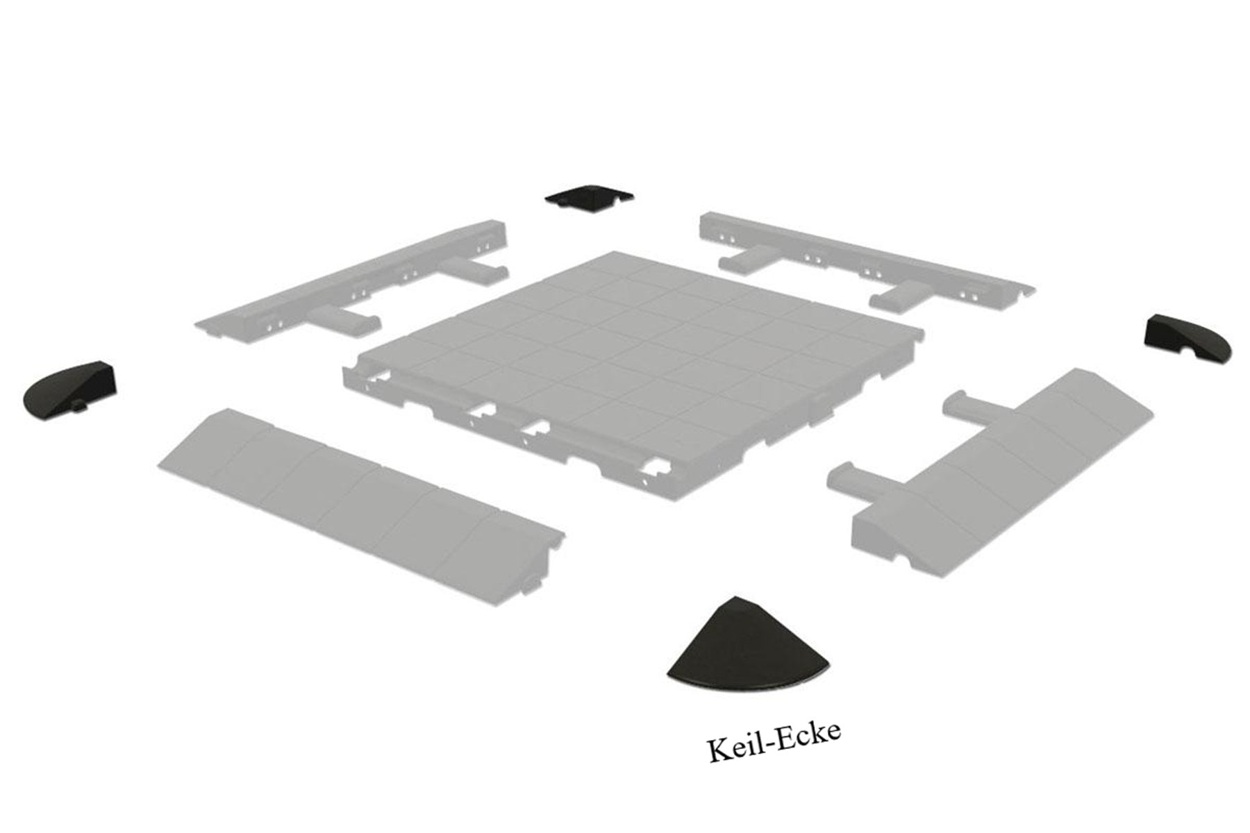 Isabella Floor Keil-Ecke – Eckabschluss für Bodenplatten