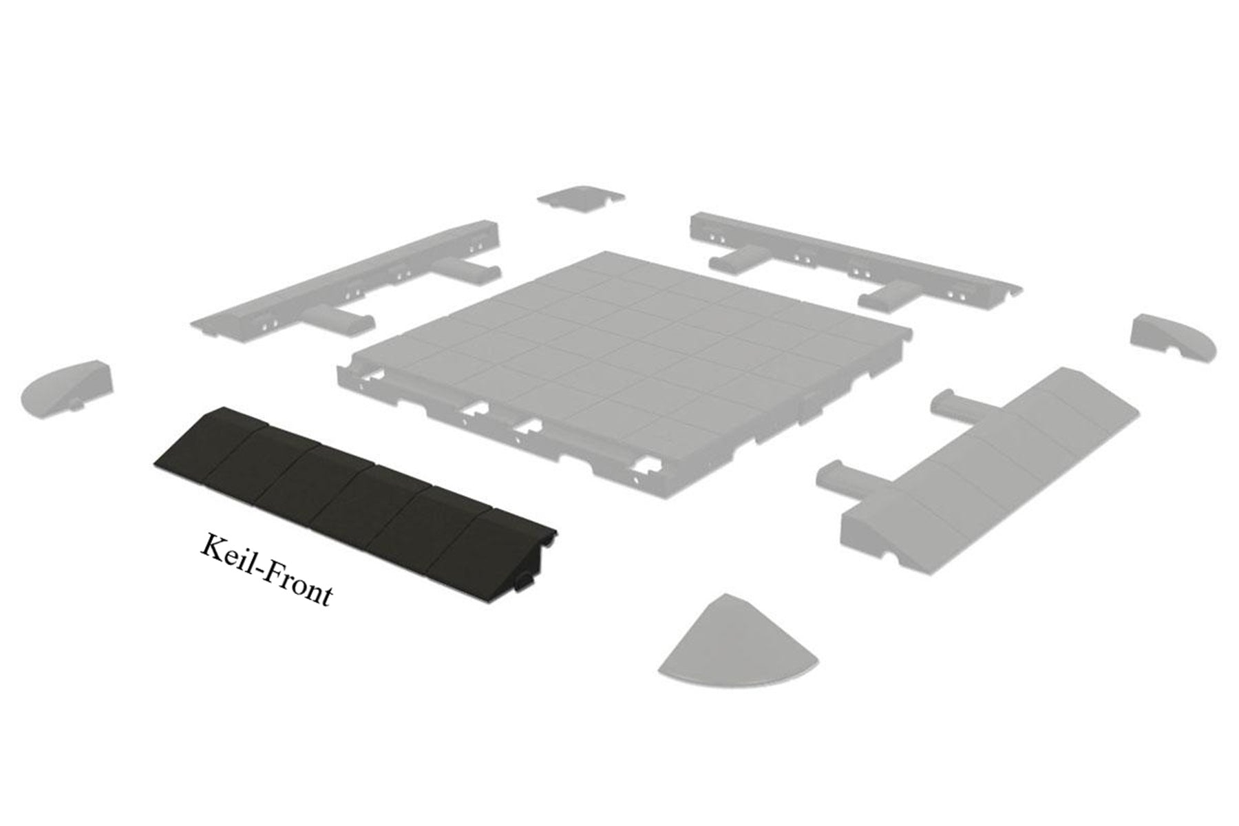 Isabella Floor Keil-Front – Abschlussschräge für Bodenplatten