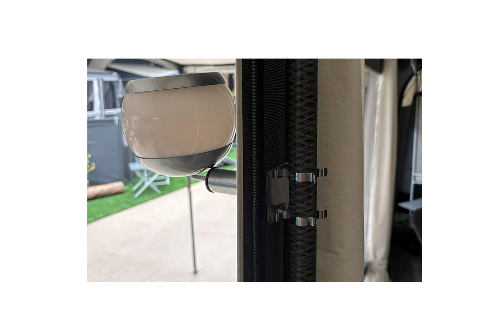 Isabella Solarlampe 2er-Set – Campingbeleuchtung Vorzelt