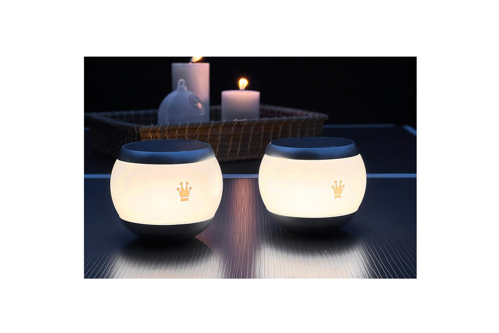 Isabella Solarlampe 2er-Set – Campingbeleuchtung Vorzelt