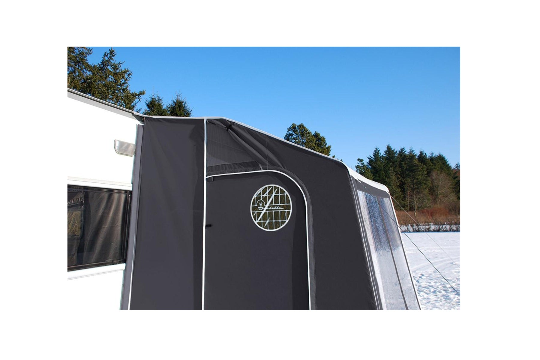 Isabella Teilvorzelt Winter – Teilzelt für Wohnwagen