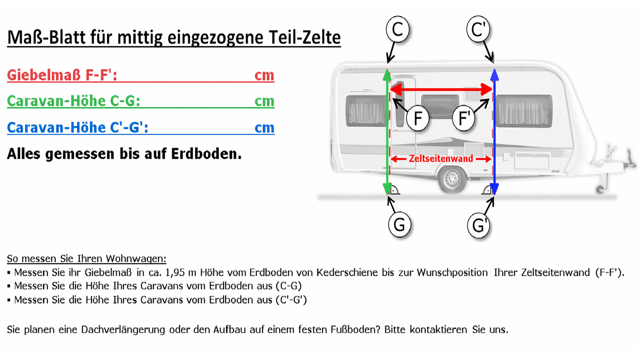 Güsto CaraVilla Part-Hit Teilvorzelt (Einzug mittig)