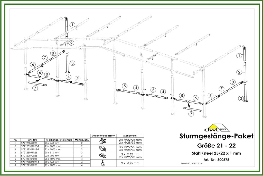DWT Sturmgestänge-Paket