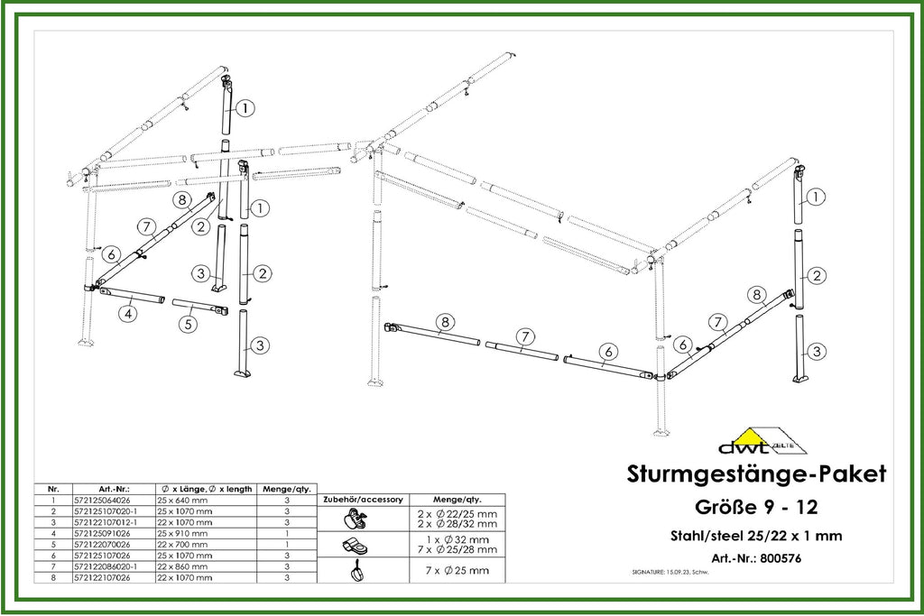 DWT Sturmgestänge-Paket
