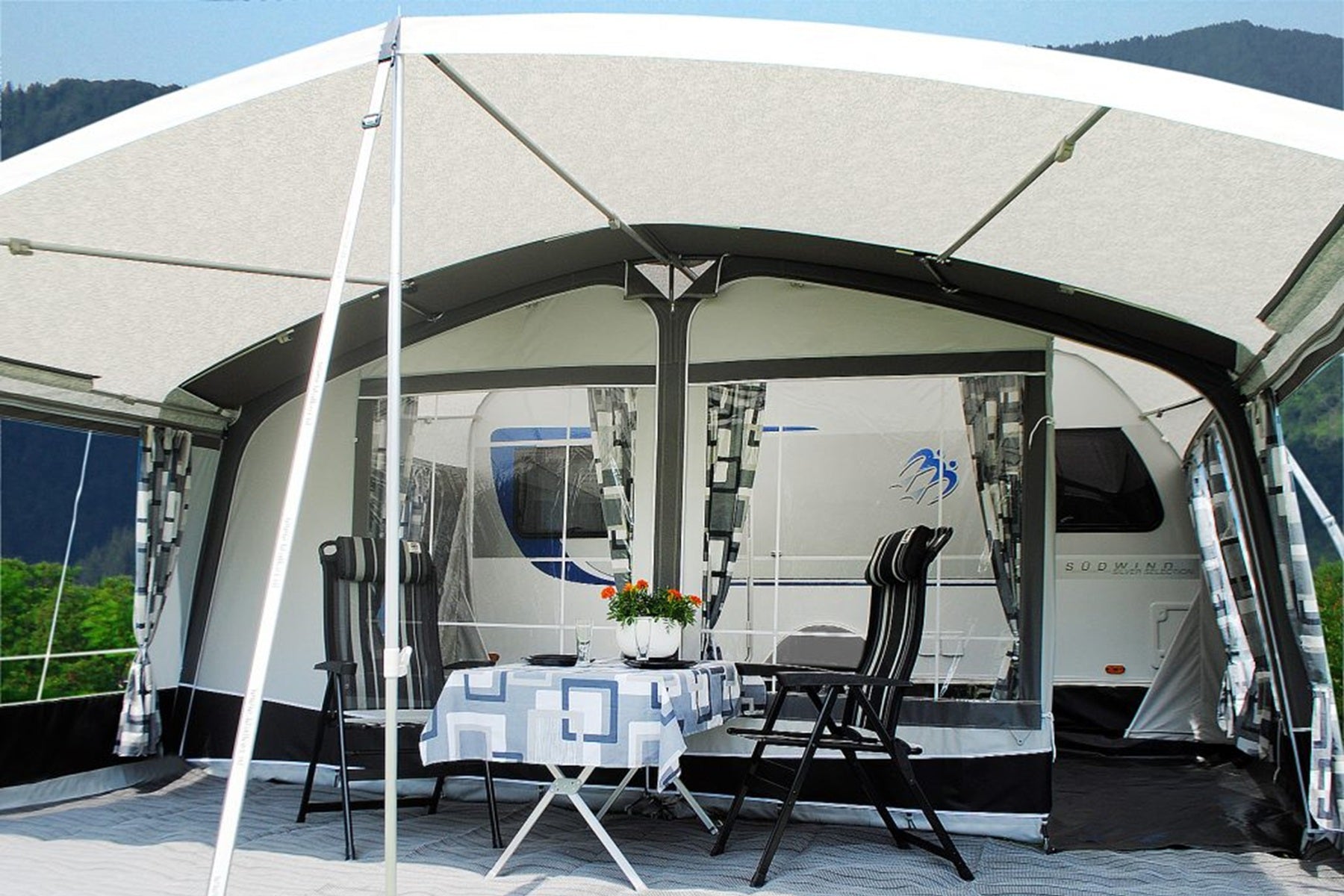 Walker Ellips 280 Reise- & Saison-Wohnwagenvorzelt
