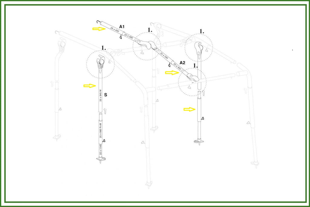 Walker Walker Snow & Fun Plus Wintervorzelt Teilvorzelt - Vorzelteshop